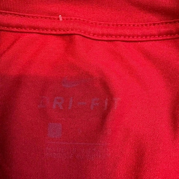 Nike red Boston Red Sox T-shirt athletic fabric Men's size  Large - Picture 5 of 7